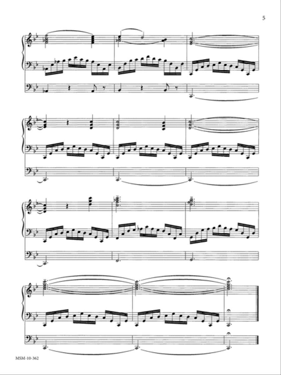 Lenten Postludes for Organ Organ Solo scores gallery preview page 5
