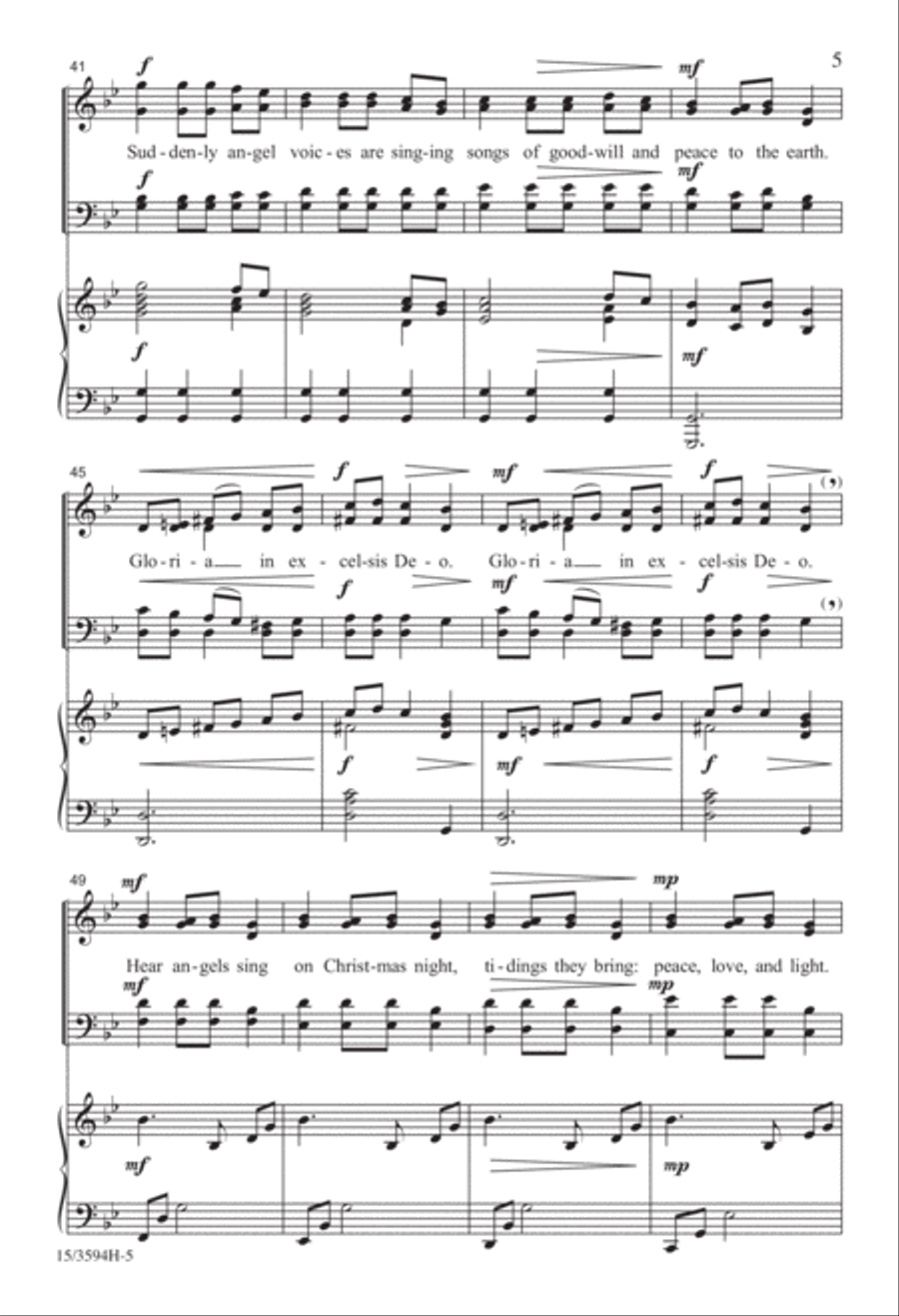Ukrainian Bell Carol 4-Part scores gallery preview page 5
