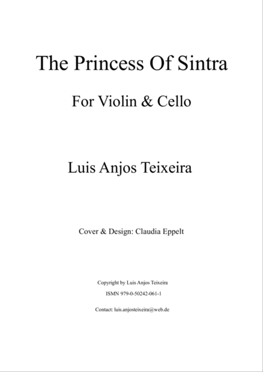 The Princess Of Sintra For Violin And Cello Cello scores gallery preview page 2
