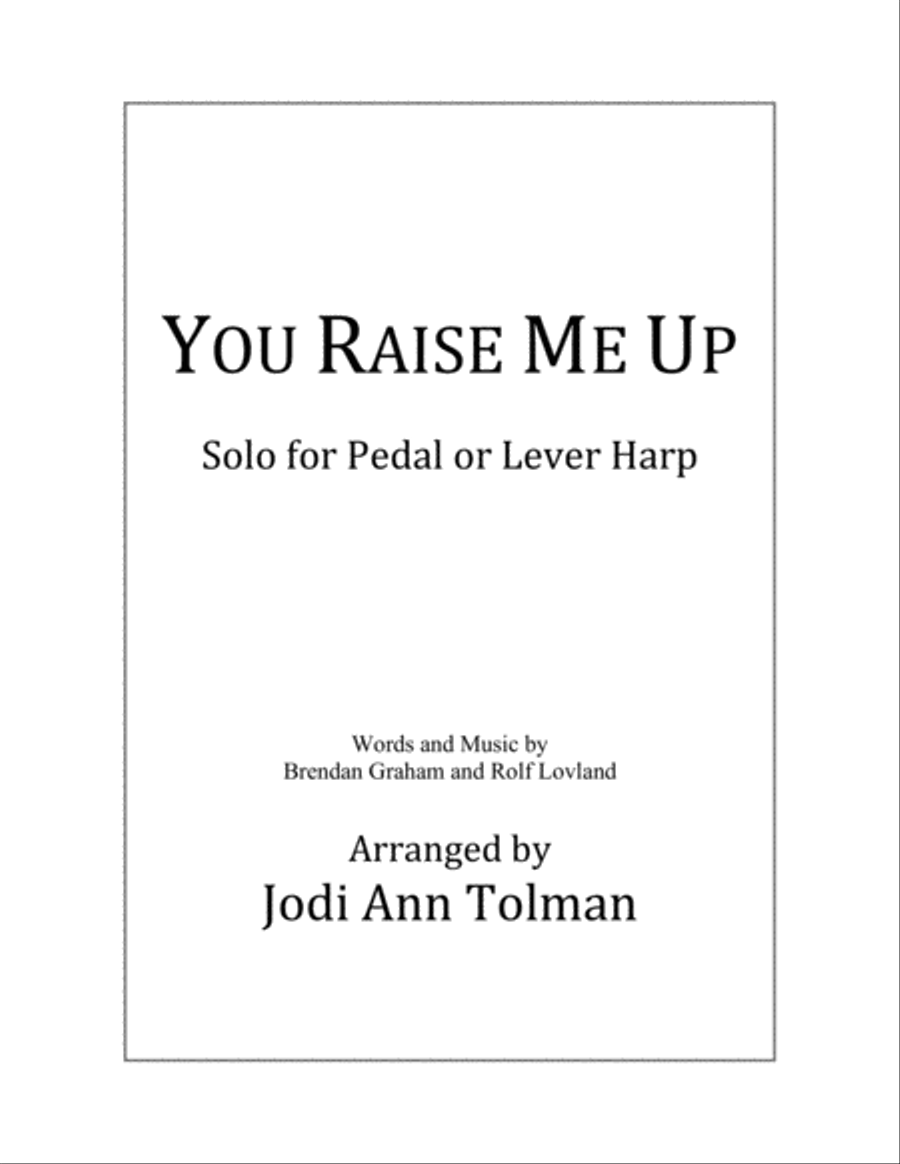 You Raise Me Up Harp scores gallery preview page 1