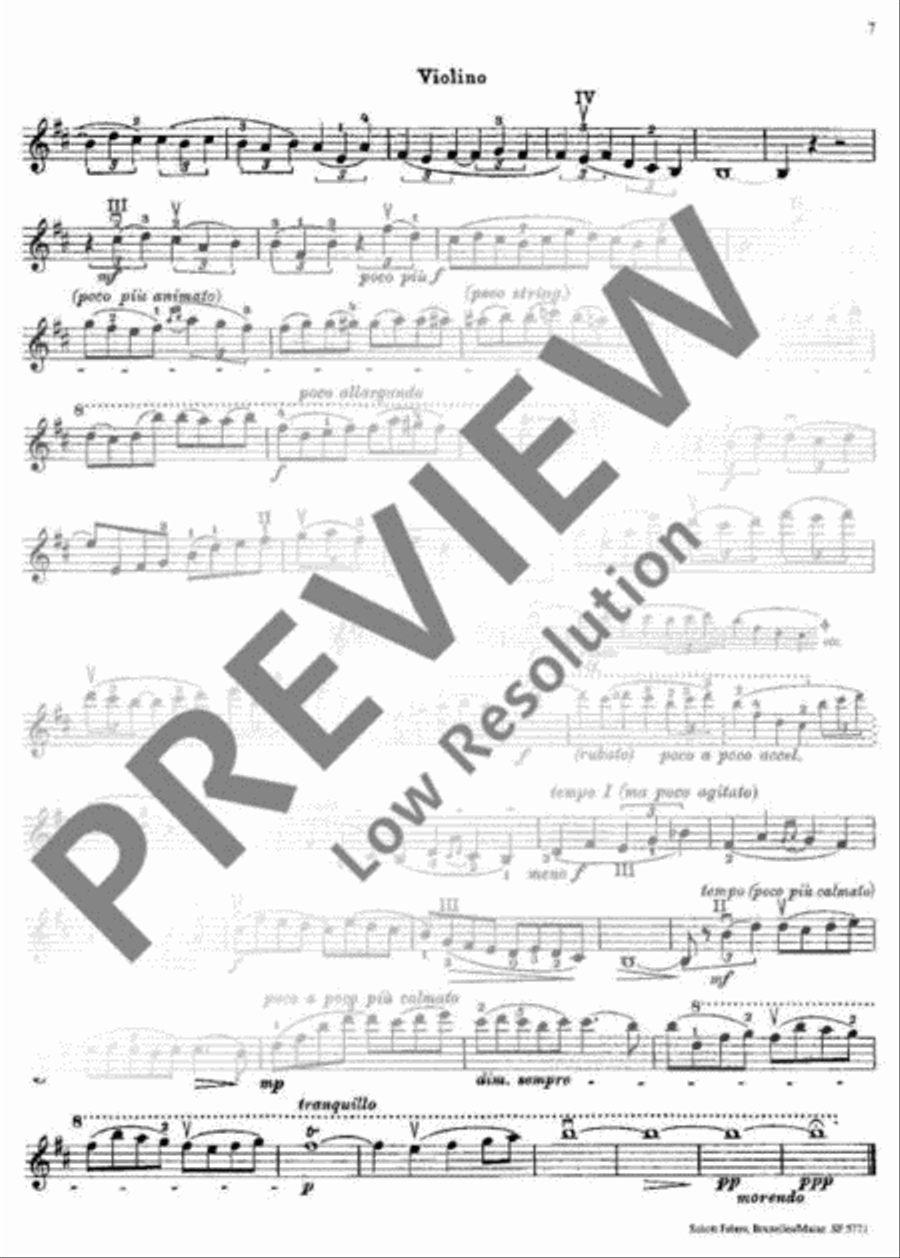 Two Pieces Violin Solo scores gallery preview page 19