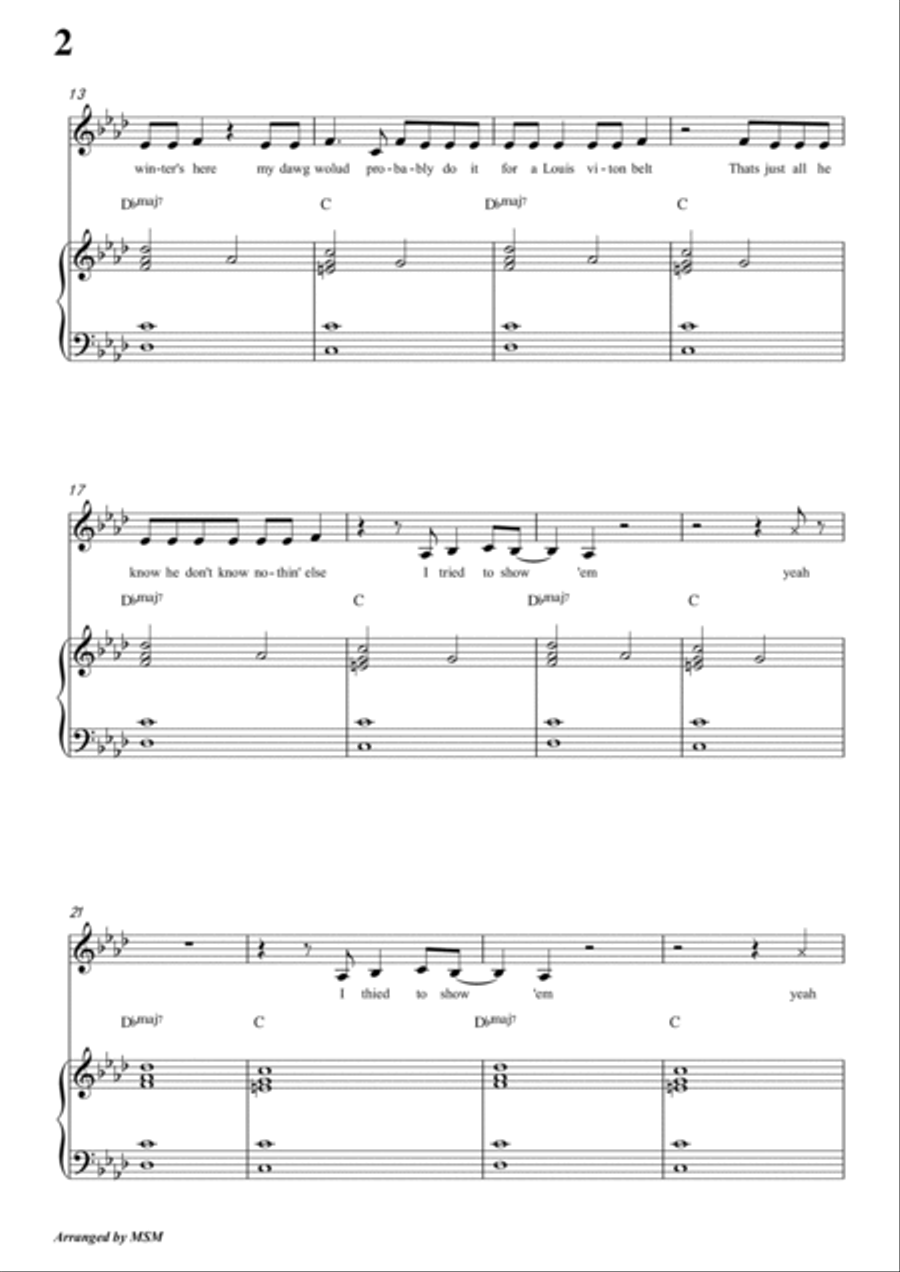 Travis Scott Voice scores gallery preview page 4