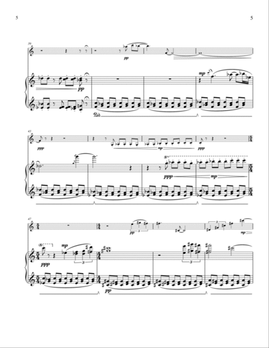 English Suite for violin and piano Violin Solo scores gallery preview page 6