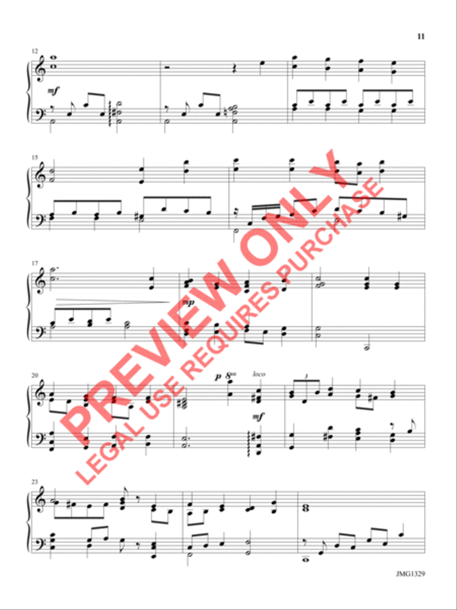 Portraits of the Passion Piano Solo scores gallery preview page 10
