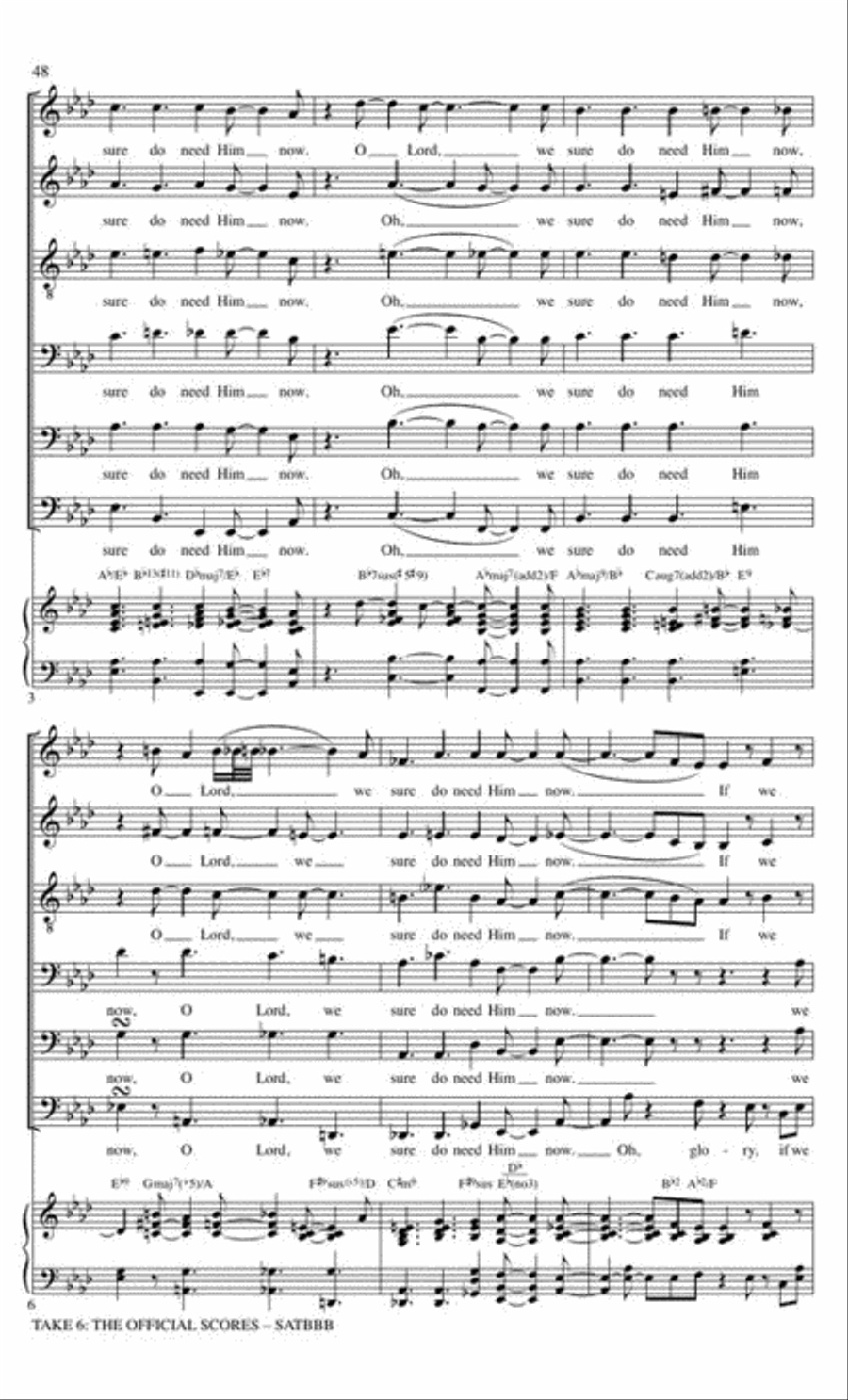 Take 6: The Official Scores Divisi scores gallery preview page 7