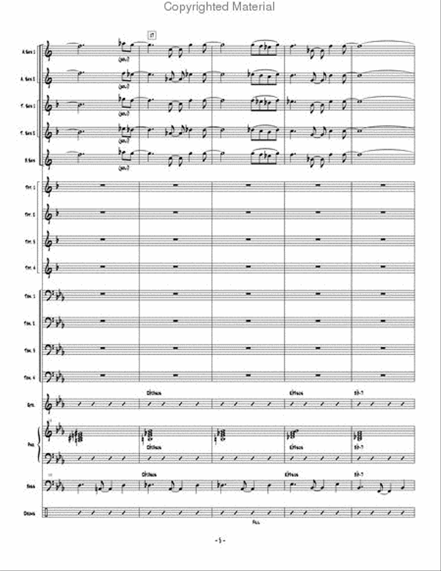 Amaryillis Jazz Ensemble scores gallery preview page 6