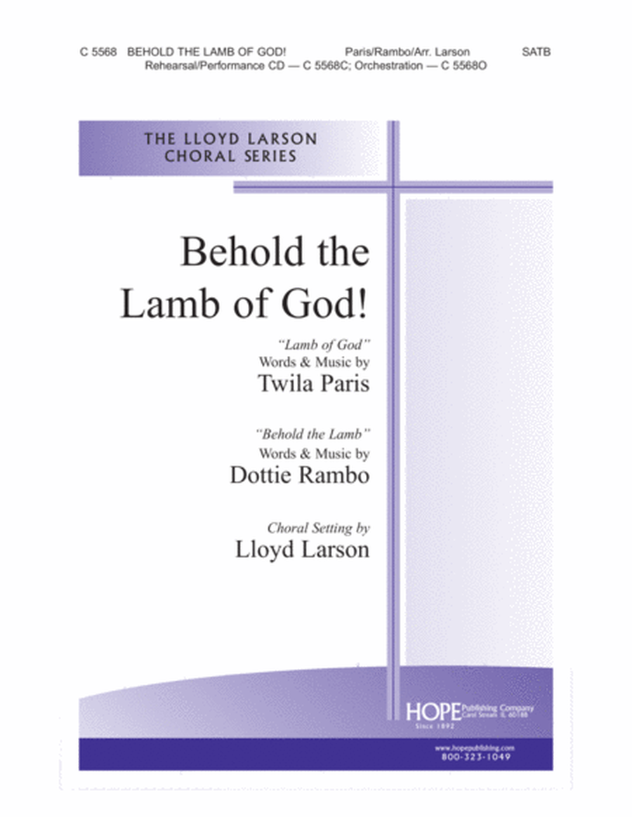 Behold the Lamb of God with Lamb of God image number null
