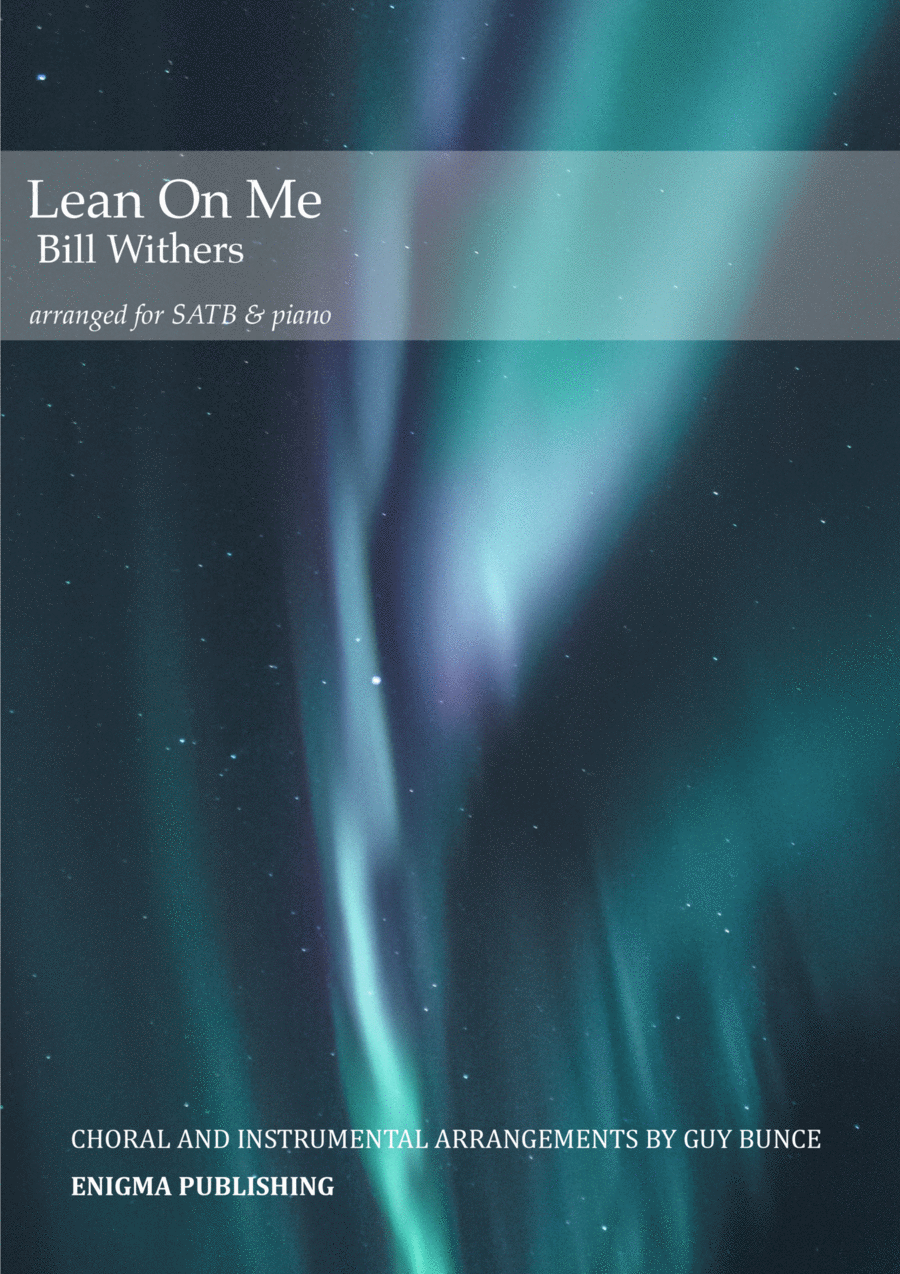 Lean On Me 4-Part scores gallery preview page 1