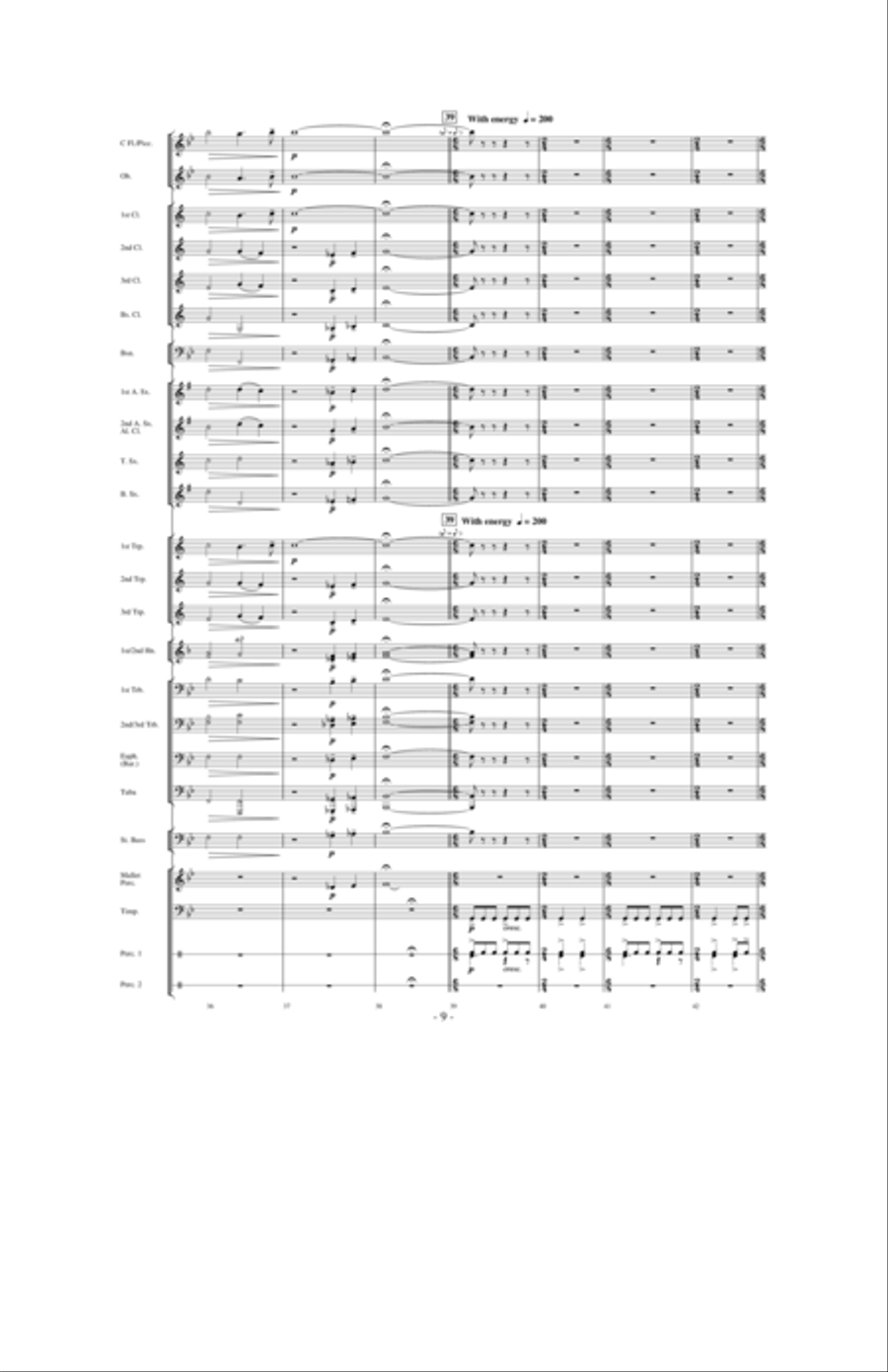 Flight of Valor Flight of Valor Concert Band scores gallery preview page 8
