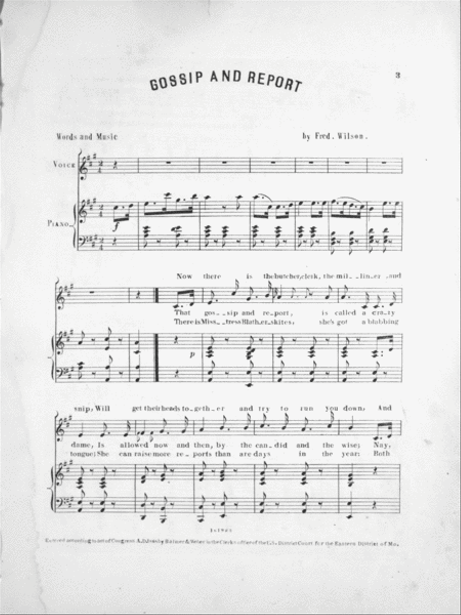Gossip and Report Voice scores gallery preview page 2