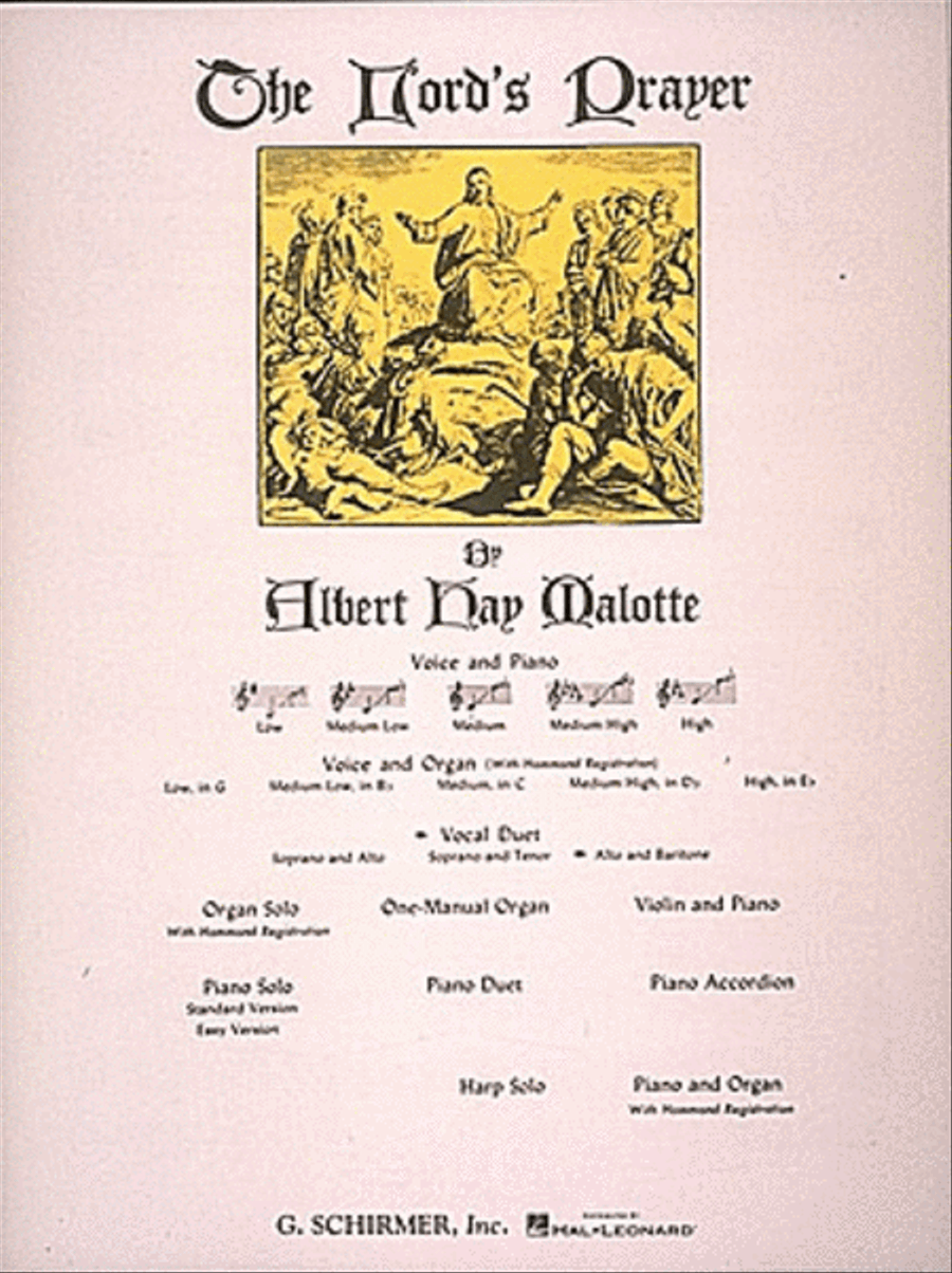The Lord's Prayer Piano scores gallery preview page 1