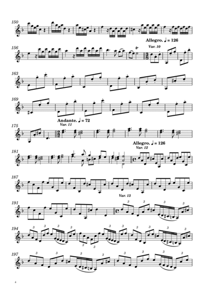 Arcangelo Corelli - Violin Sonata in D minor, Op.5 No.12 'La Folia' - For Violin Solo Original image number null
