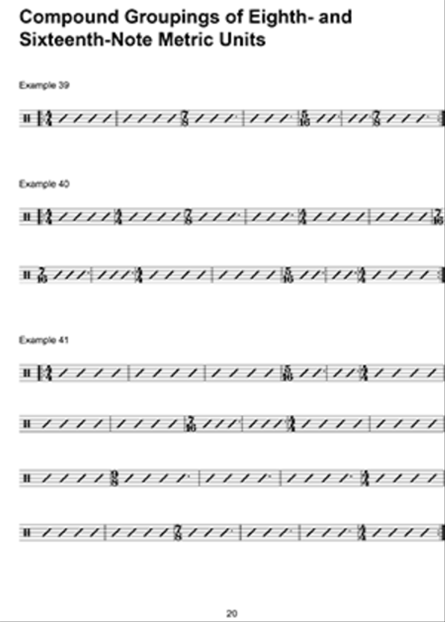 A New Approach to Odd-Times for Drum Set Drum Set scores gallery preview page 5