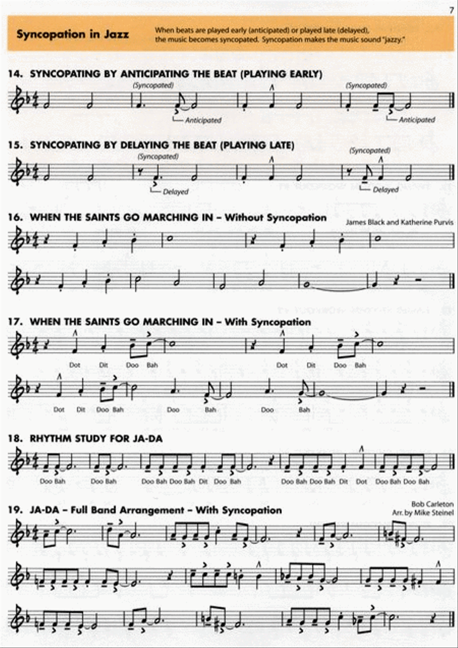 Essential Elements for Jazz Ensemble (Horn) Jazz Ensemble scores gallery preview page 2