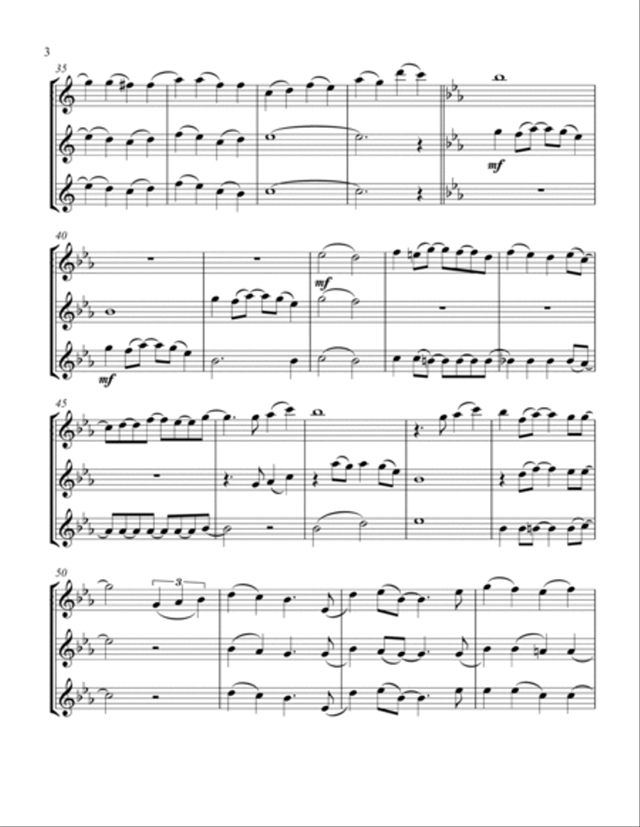 A Whole New World Clarinet Trio scores gallery preview page 4