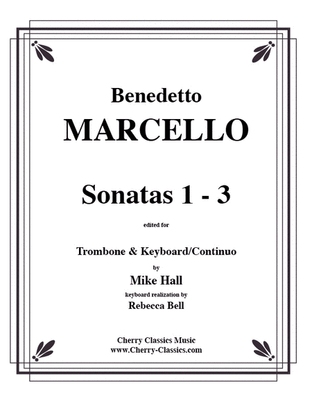 Sonatas 1-3 for Trombone & Continuo-critical edition image number null