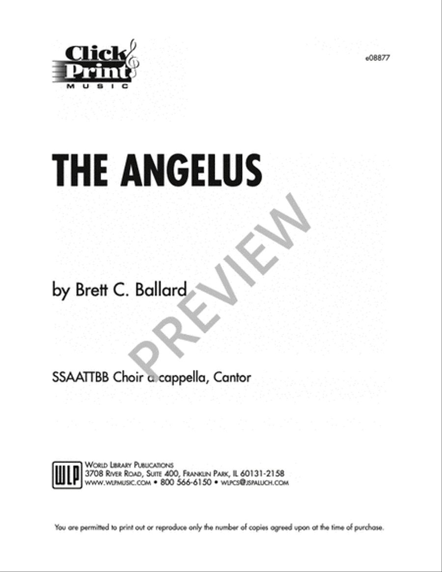 The Angelus SSAATTBB scores gallery preview page 5