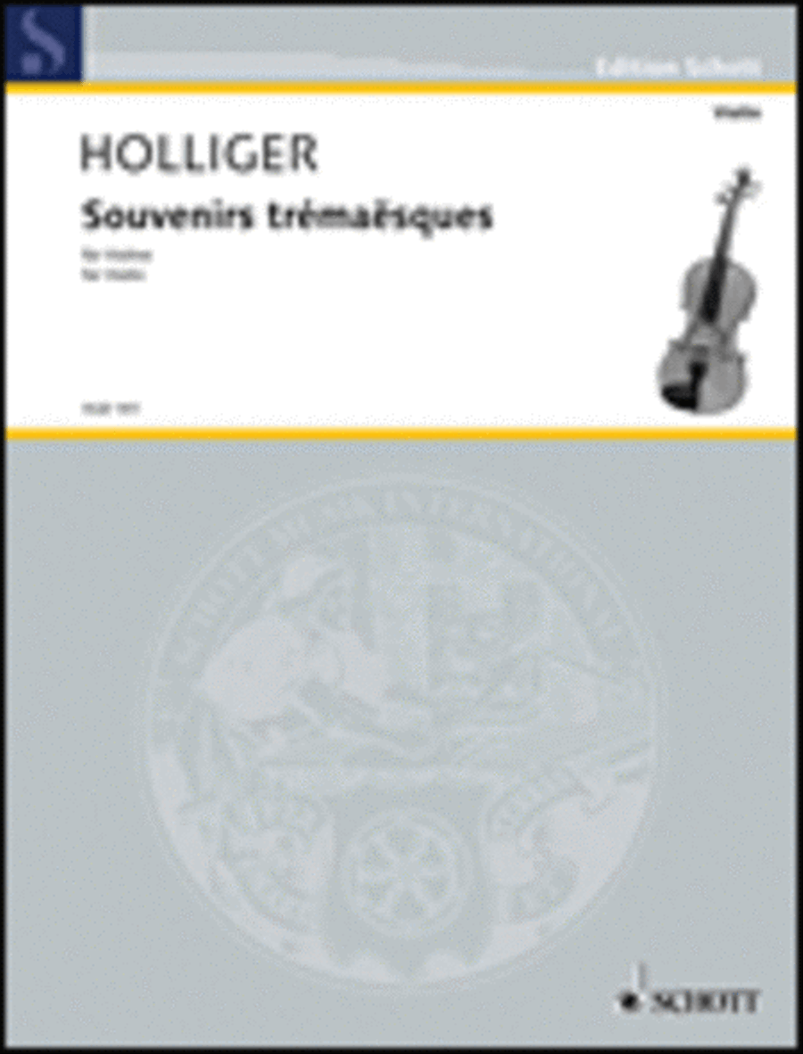 Souvenirs Trémaësques Violin Solo scores gallery preview page 1