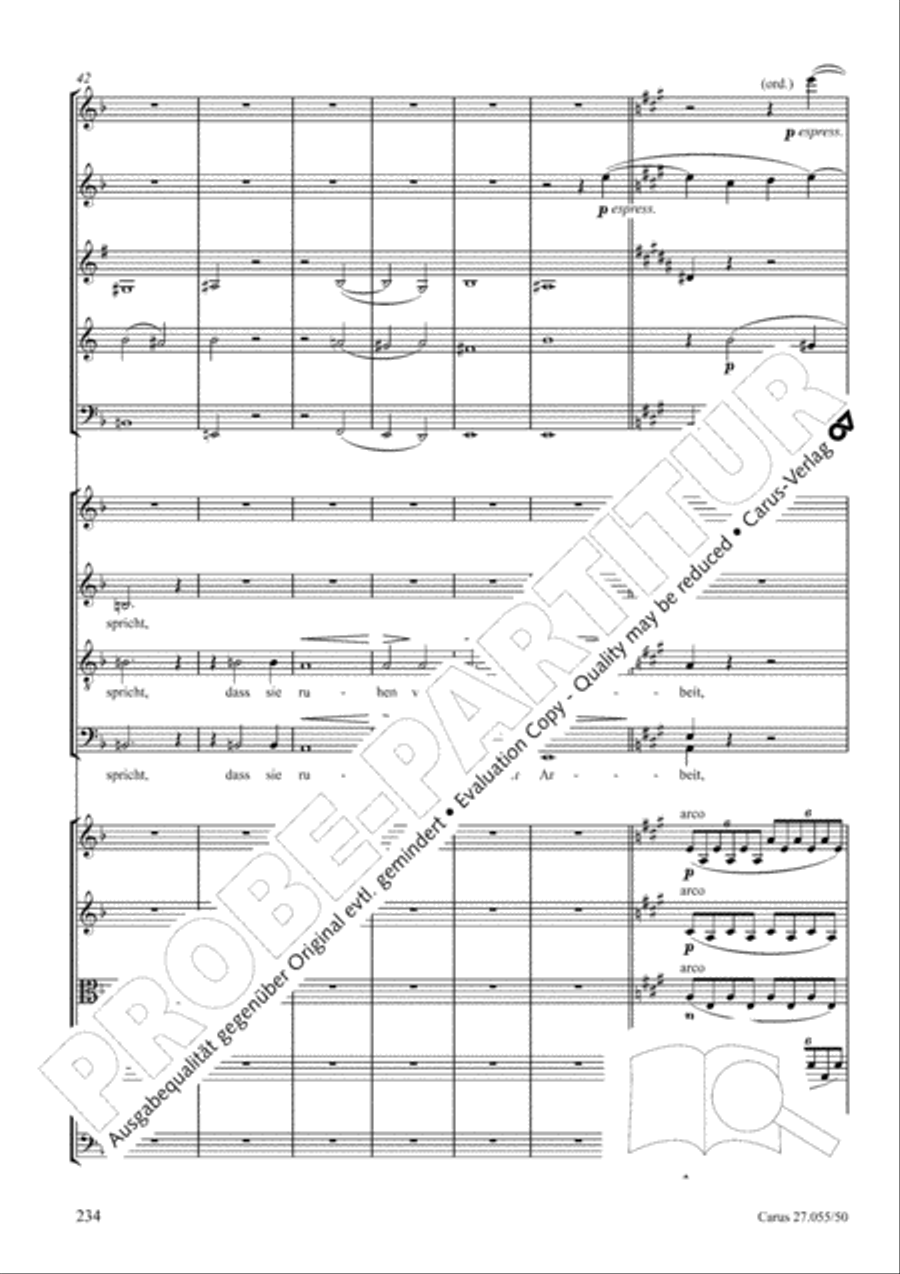Ein Deutsches Requiem (German Requiem) 4-Part scores gallery preview page 241