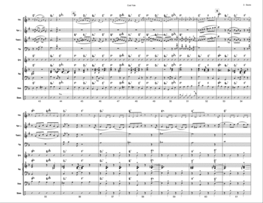 Cool Yule Small Ensemble scores gallery preview page 3