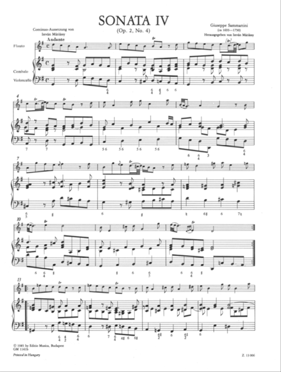 12 Sonatas for flute, Volume 2 Flute scores gallery preview page 2