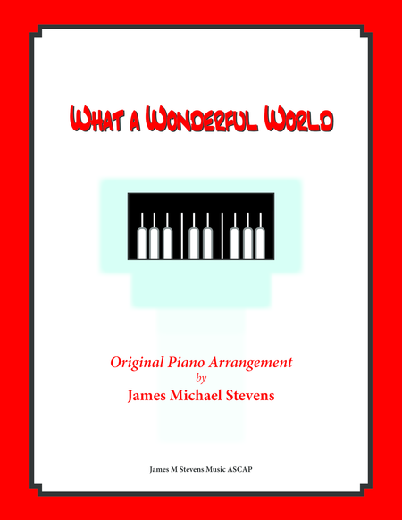 What A Wonderful World by Bob Thiele Piano Solo - Digital Sheet Music