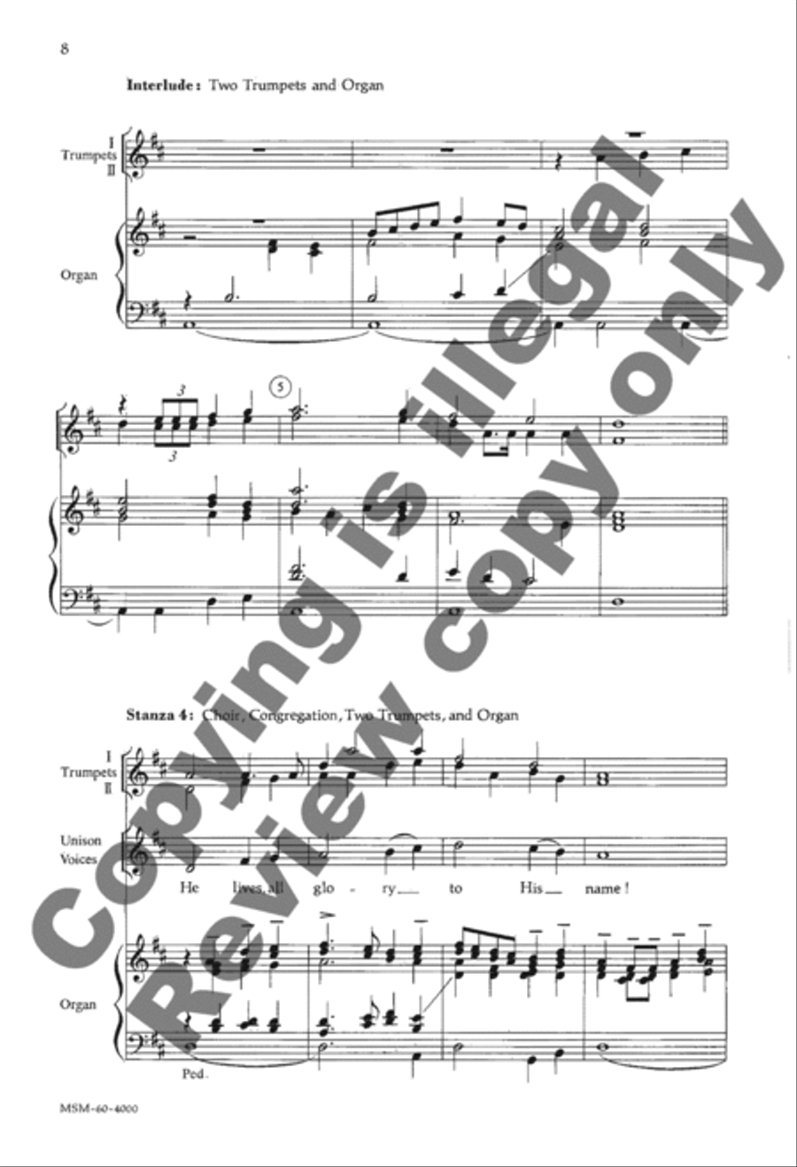 I Know That My Redeemer Lives SA scores gallery preview page 7