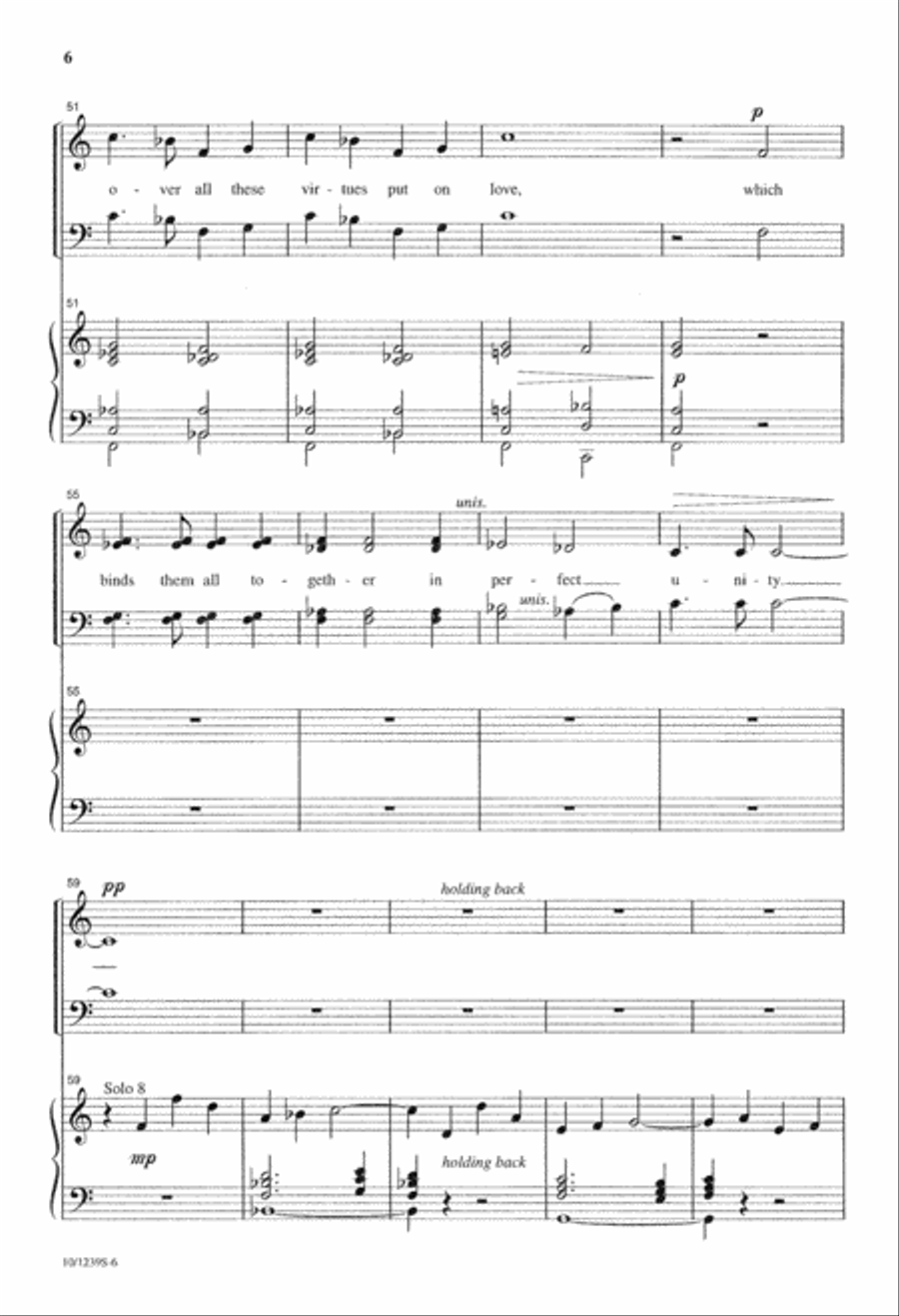 The Peace of Christ The Peace of Christ 4-Part scores gallery preview page 6