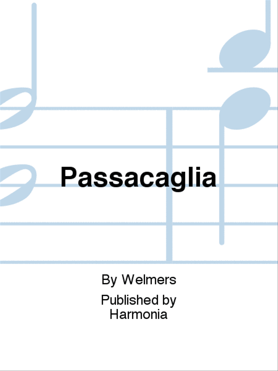 Passacaglia Organ scores gallery preview page 1