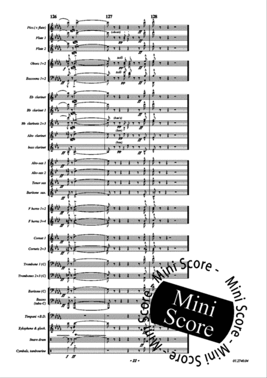 Tango Concert Band scores gallery preview page 26