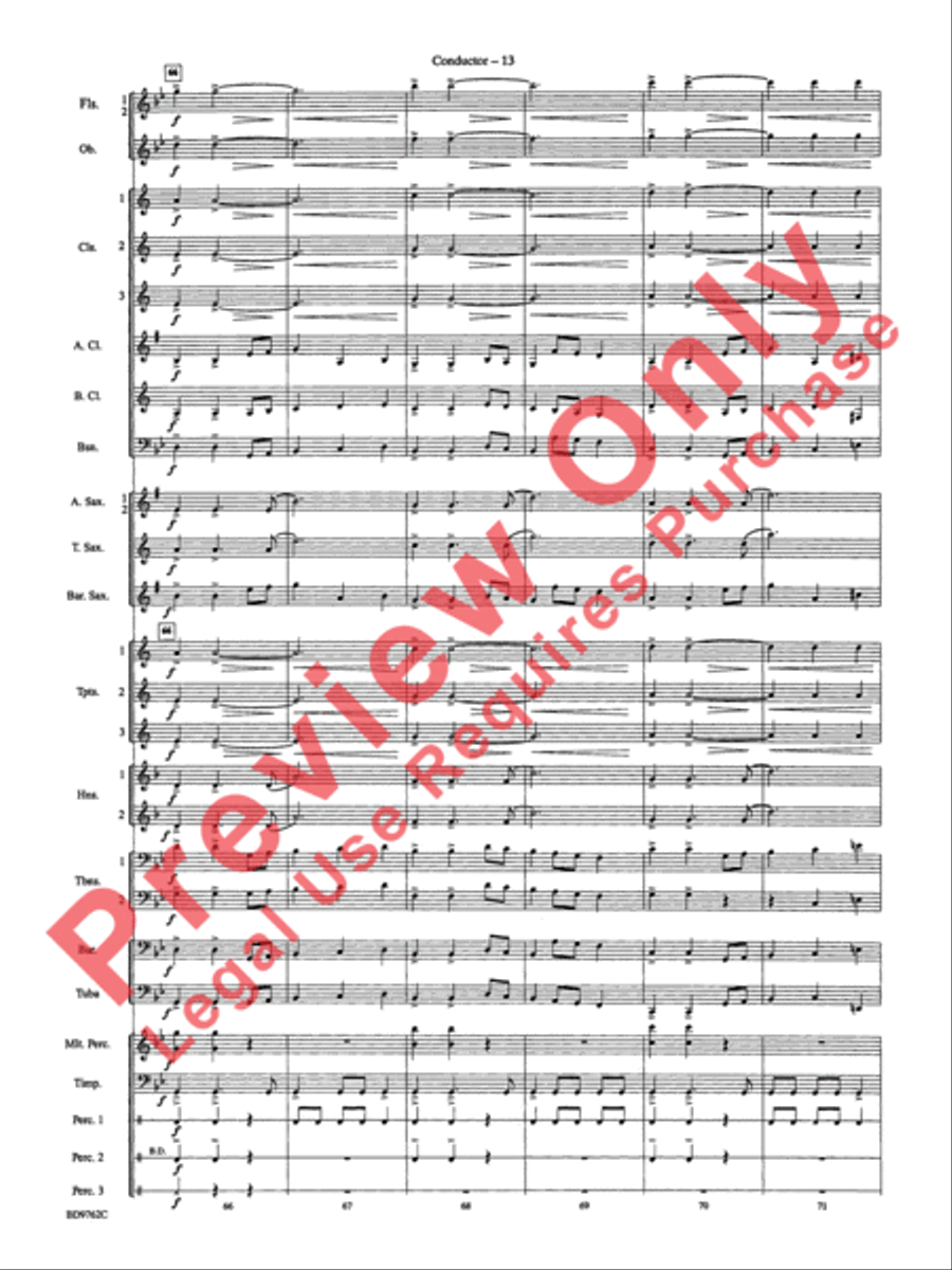 By Loch and Mountain Concert Band scores gallery preview page 16