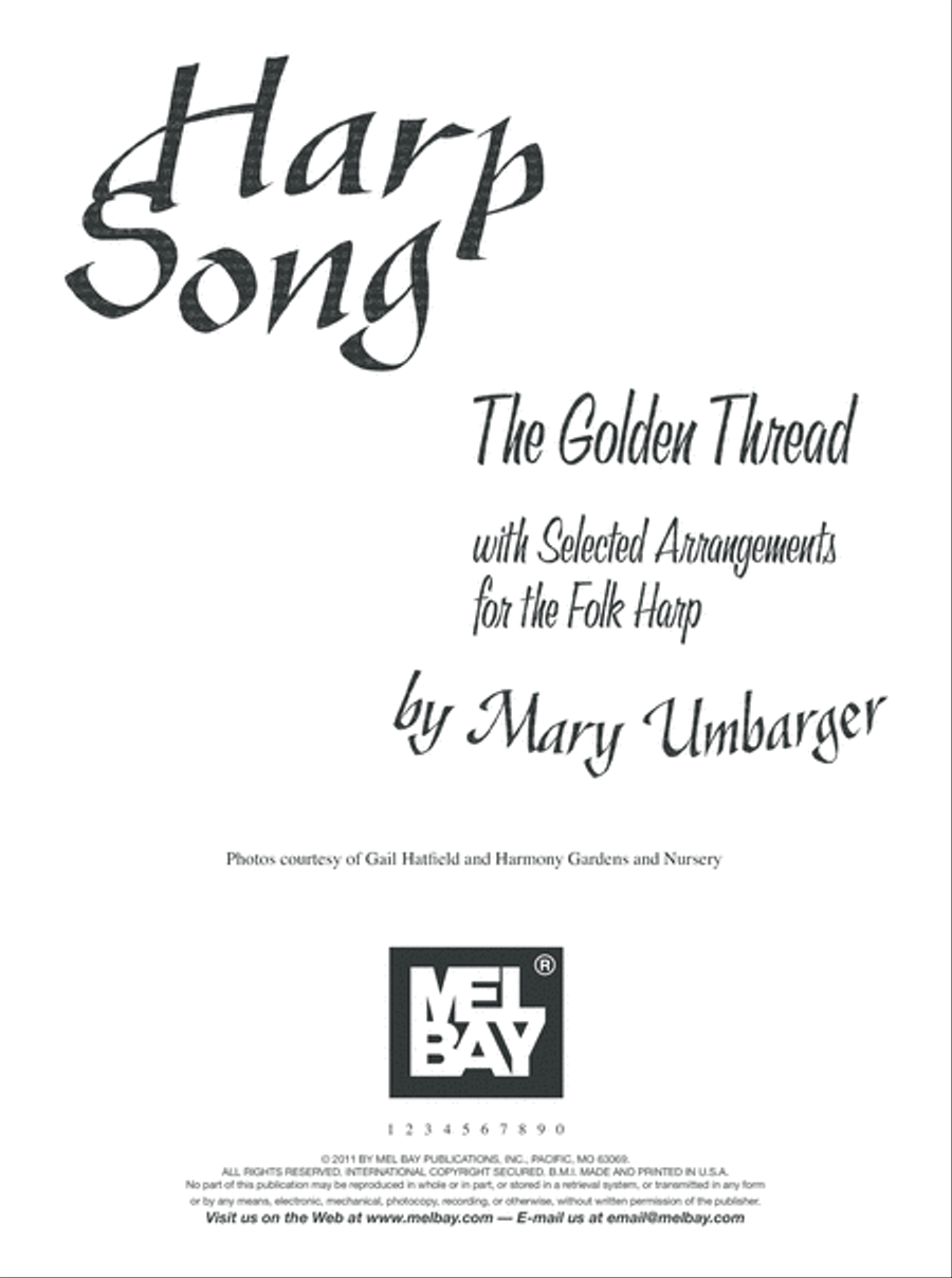 Harp Song - The Golden Thread Pedal Harp scores gallery preview page 2