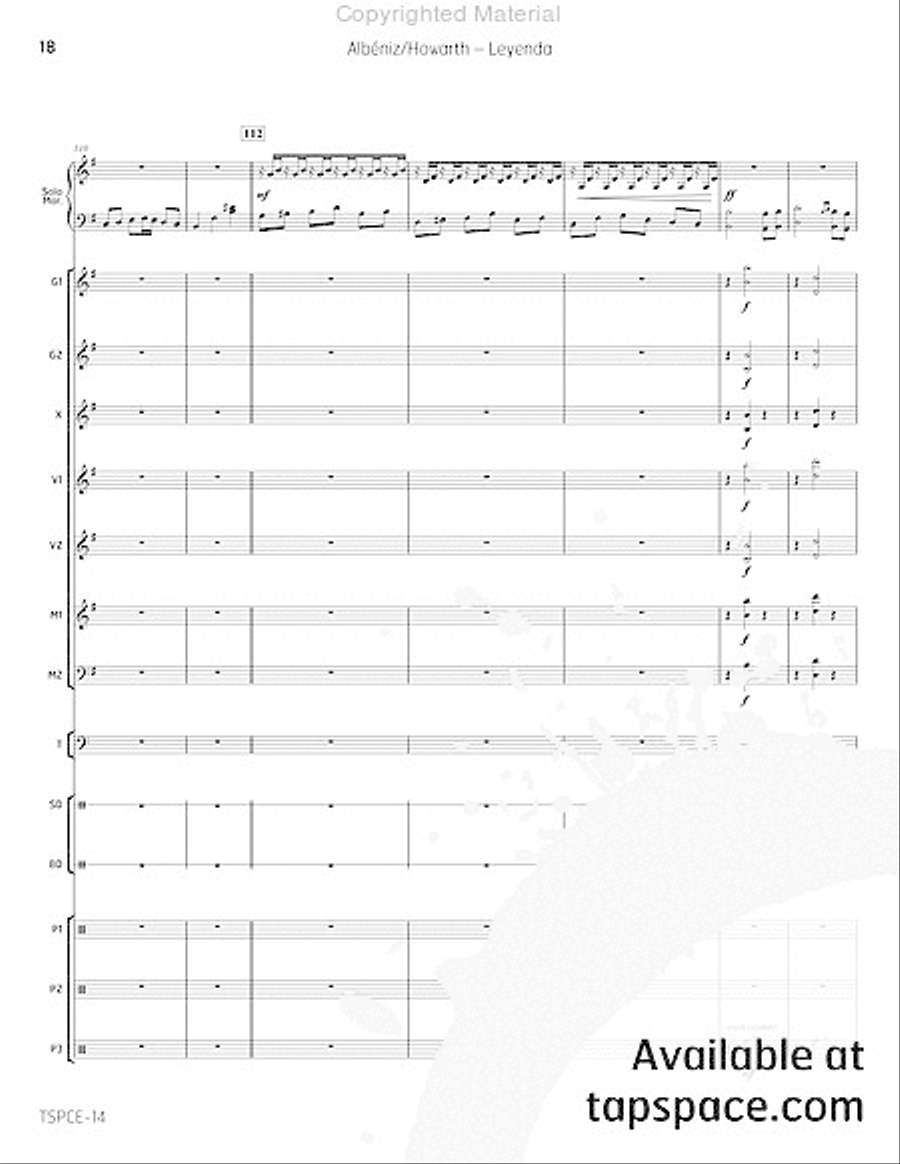 Leyenda Percussion Ensemble scores gallery preview page 21