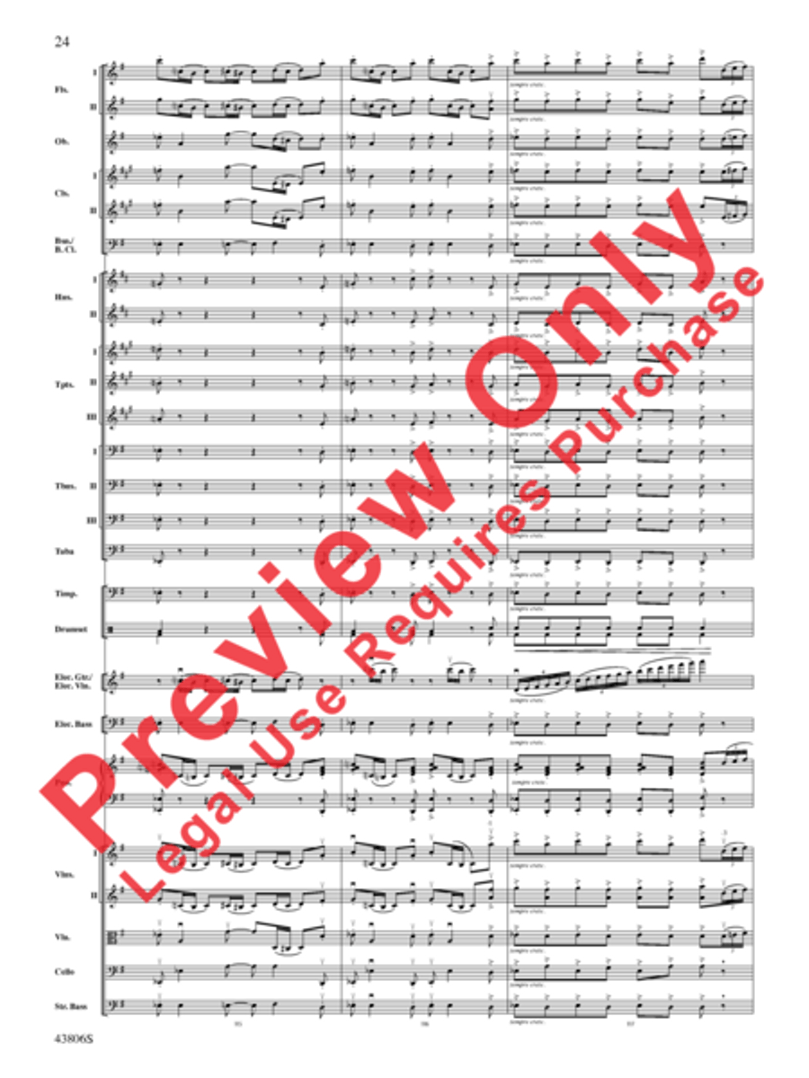 A Mad Russian's Christmas Full Orchestra scores gallery preview page 52