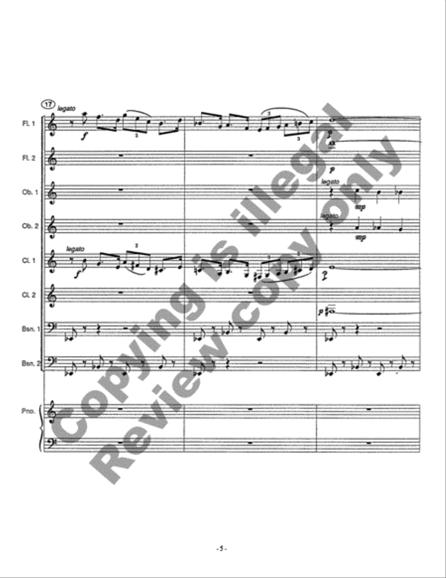 With Love and Hisses Chamber Orchestra scores gallery preview page 7