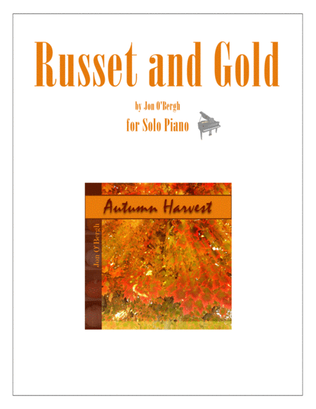 Book cover for Russet and Gold - Easy Solo Piano
