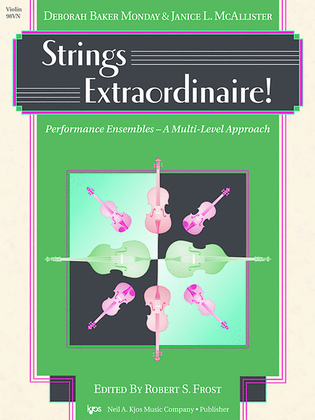 Book cover for Strings Extraordinaire - Violin