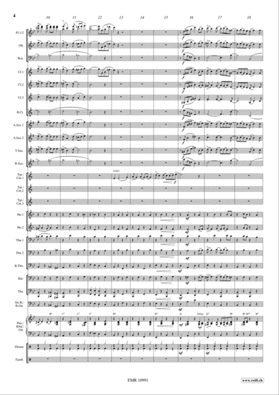 Easy Winners Easy Winners Concert Band scores gallery preview page 5