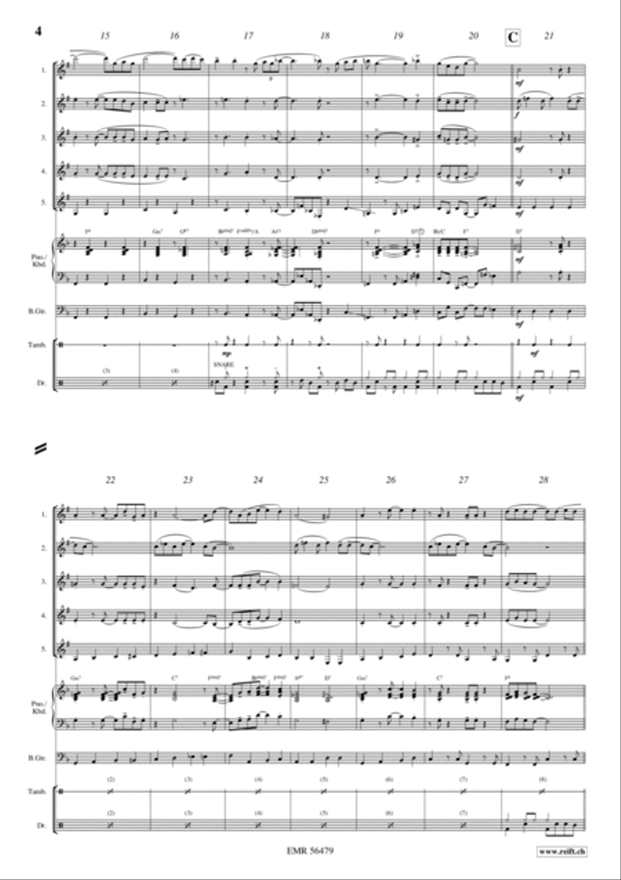 Makin' Whoopee Clarinet Quintet scores gallery preview page 4