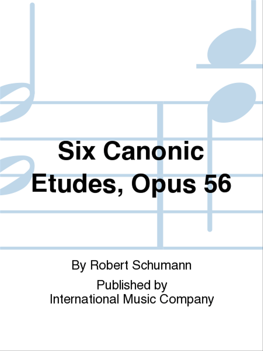 Six Canonic Etudes, Opus 56 Piano Method scores gallery preview page 1