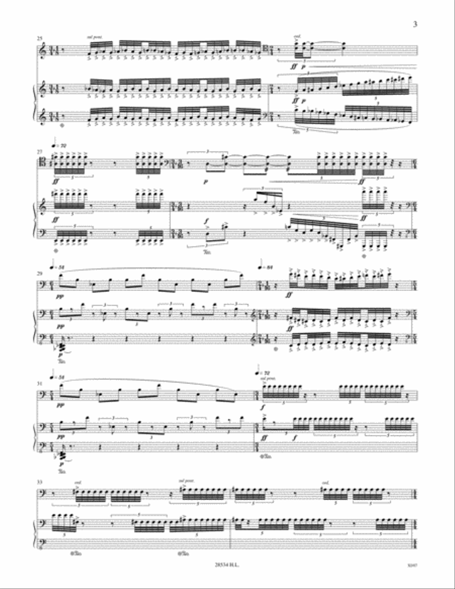 Pieces Pour Paul Klee (5) Piano Accompaniment scores gallery preview page 4