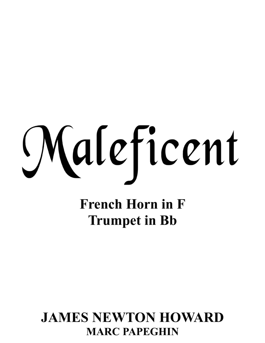 Maleficent Flies Brass Duet scores gallery preview page 1