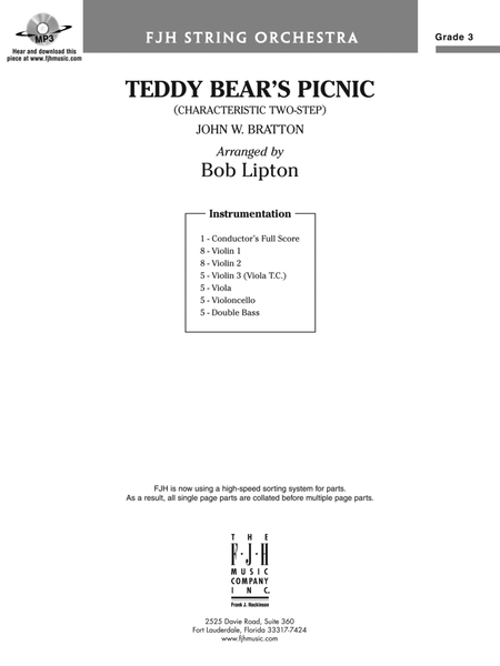 Teddy Bear's Picnic: Score