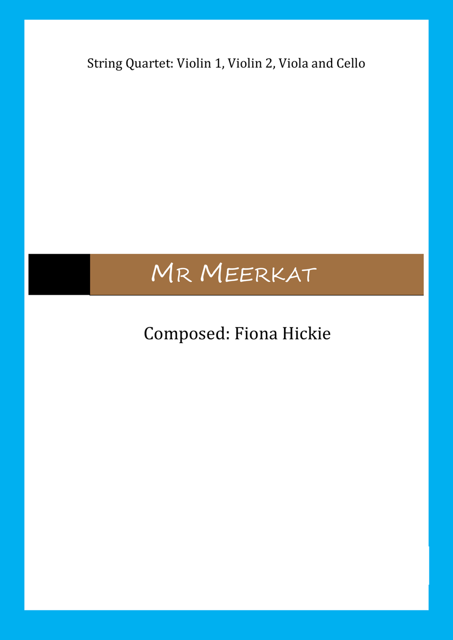 Mr Meerkat String Quartet scores gallery preview page 1
