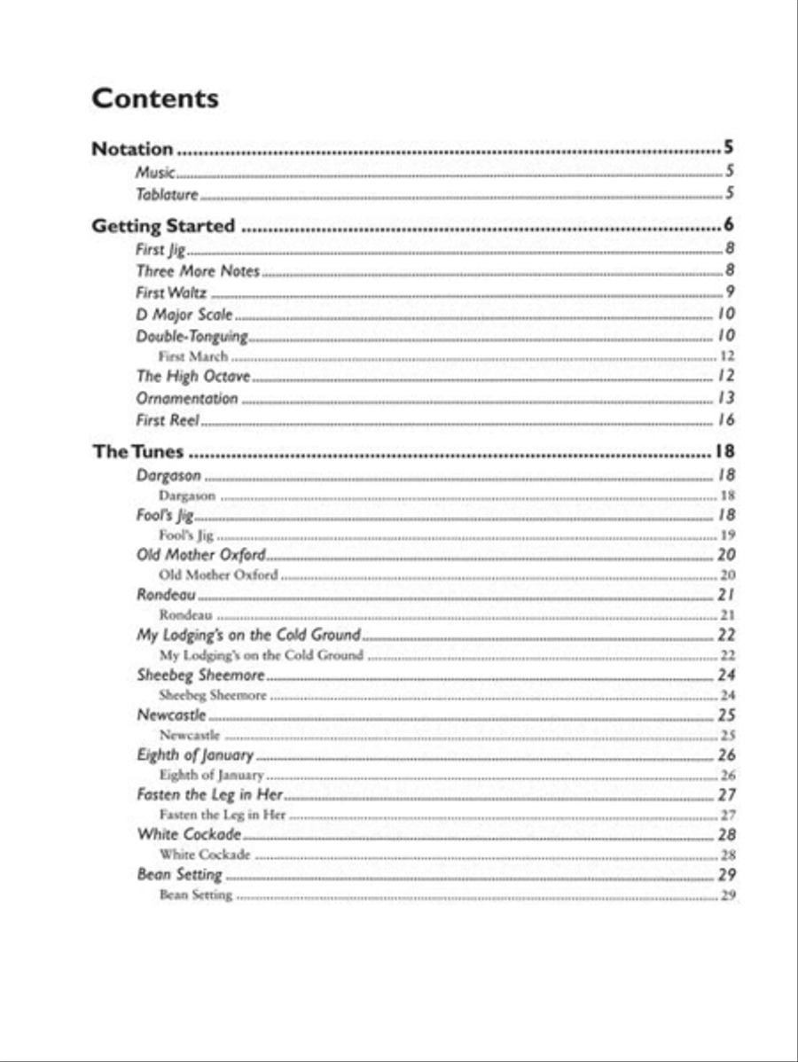 Teach Yourself Pennywhistle Tin Whistle scores gallery preview page 3