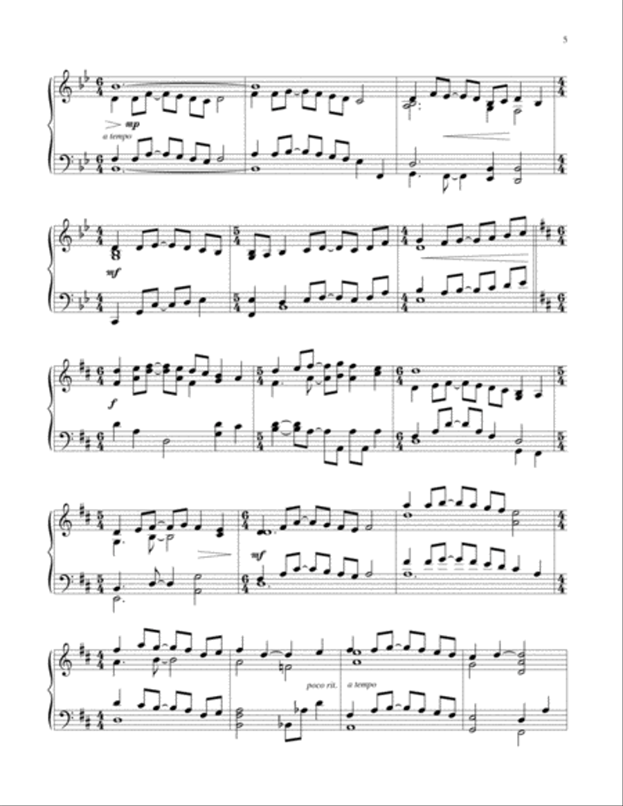 Hymns of Joy and Grace, Vol. 1 Piano Solo scores gallery preview page 4