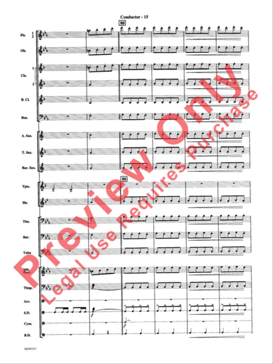 Mouthpiece Mania Concert Band scores gallery preview page 18