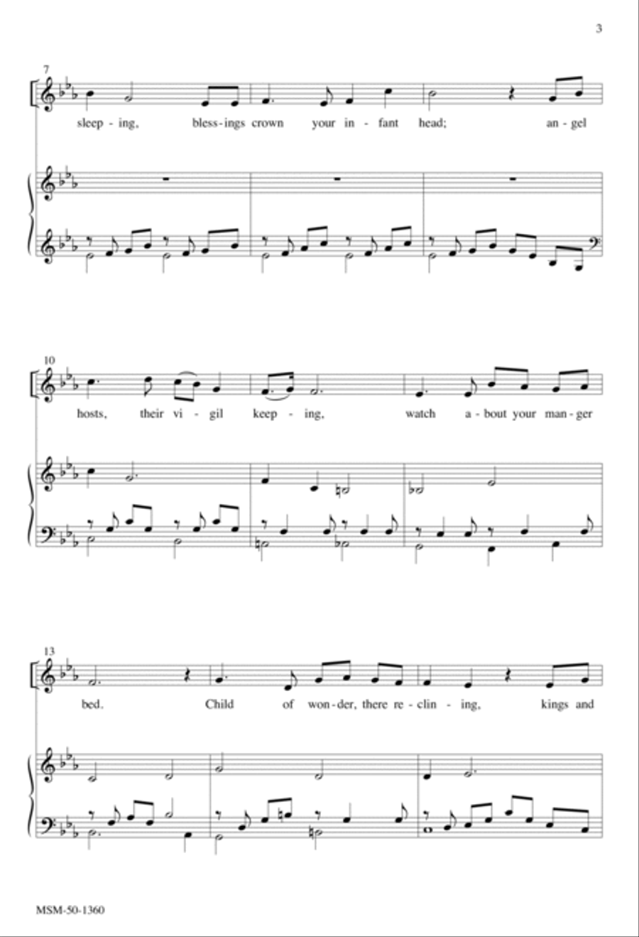Child of Mary Child of Mary 4-Part scores gallery preview page 3