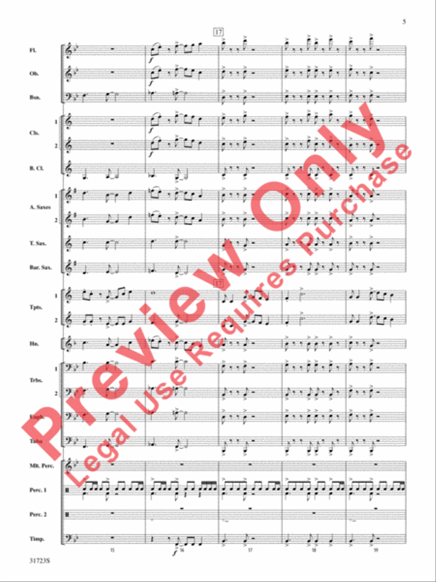 Western Horizons Concert Band scores gallery preview page 6
