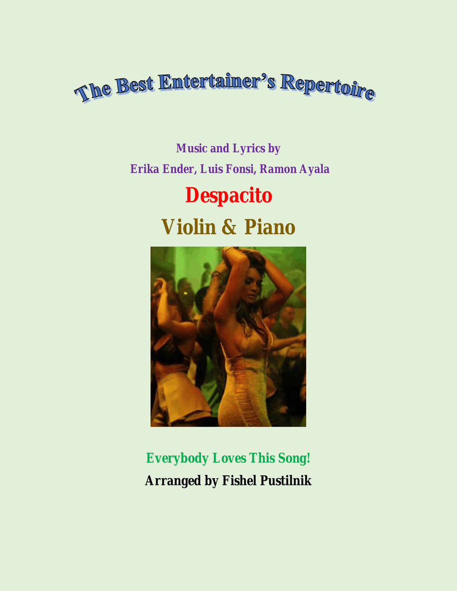 Despacito Violin Solo scores gallery preview page 1